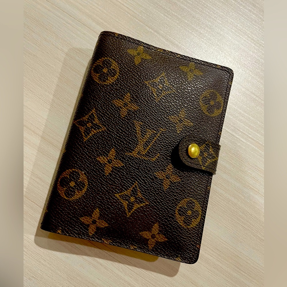 Louis Vuitton small ring binder/ address Book